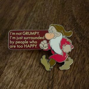 Grumpy quote pin